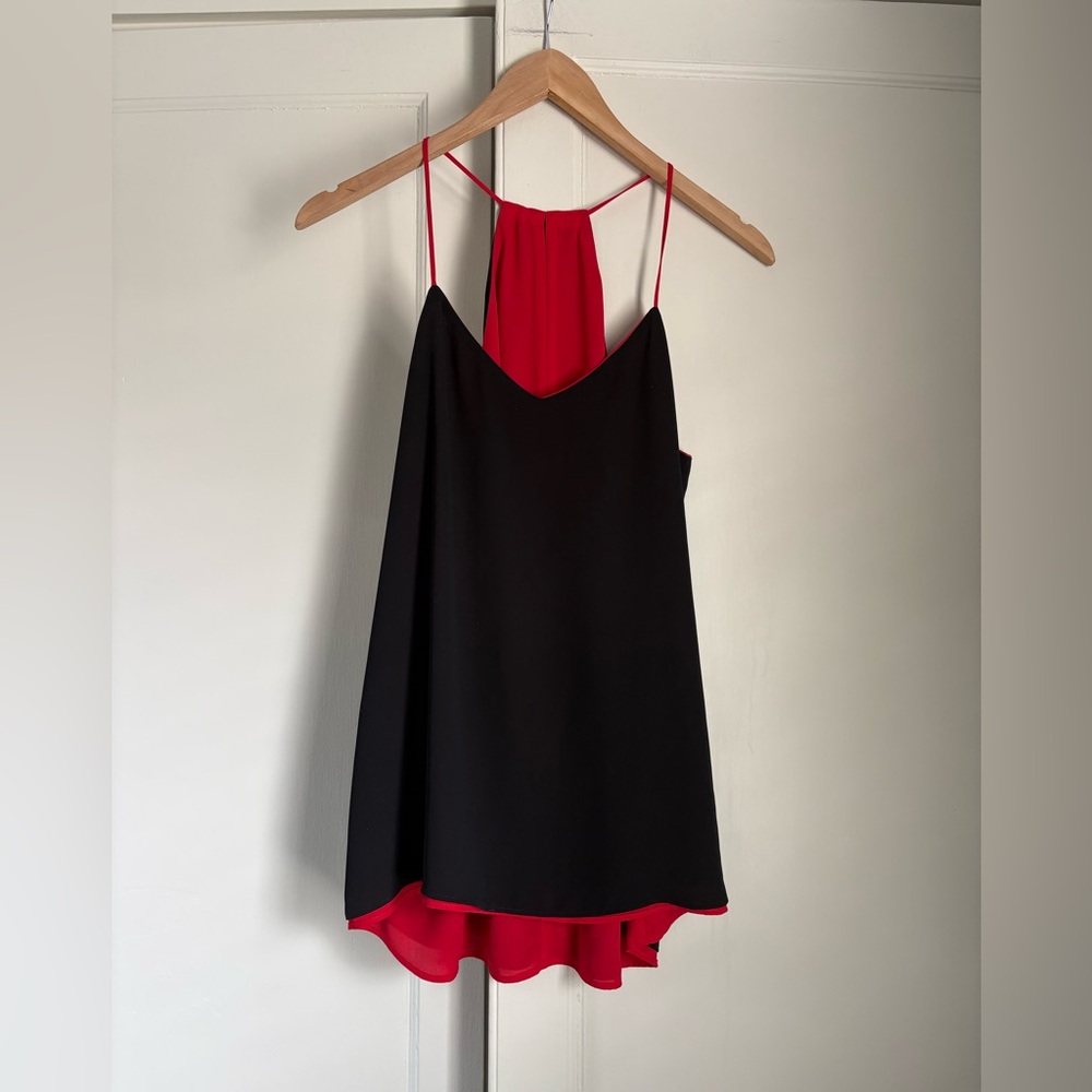 Express Reversible Black / Red Strappy Tank